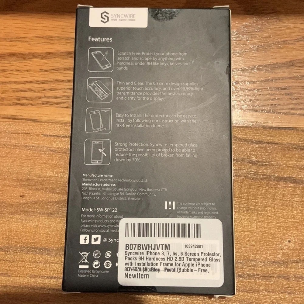 Tempered Glass IPhone 6 6s 7 8